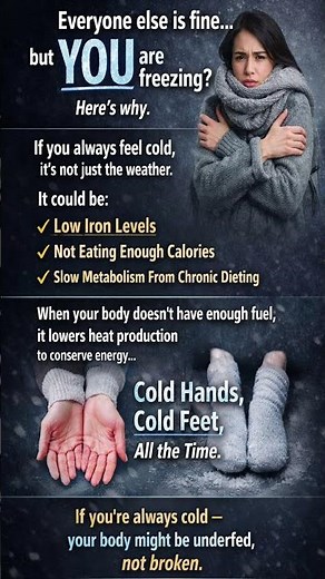 Why You’re Always Cold (It’s Not the Weather) 🥶