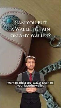 Can You Put a Wallet Chain on ANY Wallet? (3 DIY Methods Revealed) #walletchain #howto