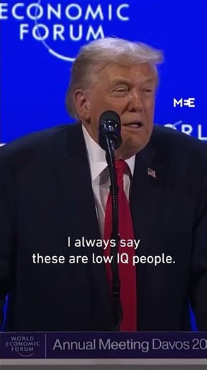 US President Trump calls Somalis “low IQ people” in Davos