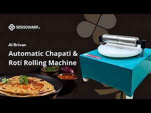 AI-Driven Automatic Chapati & Roti Rolling Machine – Perfect Round Shape & Zero Effort!
