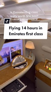 Flying in Emirates First Class: A Luxurious 14-Hour Experience