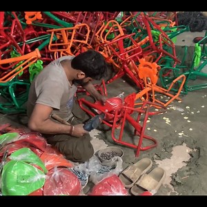 201K views · 738 reactions | incredible process of making kids bicycles | Amazing Technology | Facebook