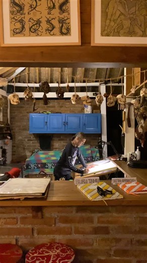 3.5K views · 84 reactions | night at DURGA TATTOO & GALLERY. Working...