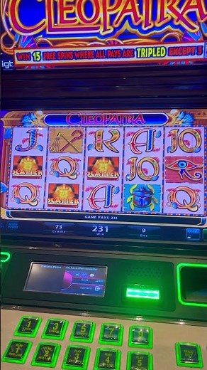 Bonus on Cleopatra Slot Machine in Las Vegas (part 2)