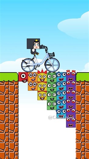 GuguGaga Penguin Group Bridge#numberblocks #gugugaga