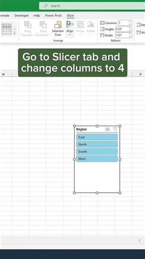 Slicers in Excel‼️ #excel