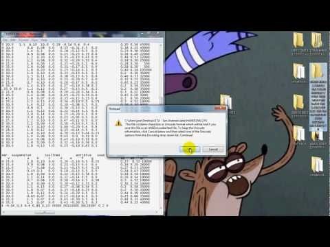 how to edit handling cfg for gta sa (manily drifting)