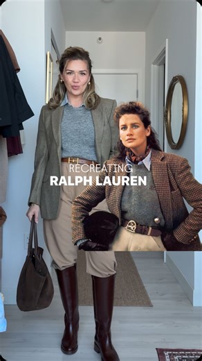 Danira • Style made Simple on Instagram: "🐎 Trust the process - but like…. Truly 😅 This was SO MUCH FUN! I’d never put these pieces together otherwise and honestly highlyyyy recommend picking an outfit from Pinterest, magazines, or wherever you get your inspiration from and then shopping your closet for it! You might be surprised to see how much you can do with what’s already yours 🤍✨ #ralphlauren #oldmoney #equestrian"