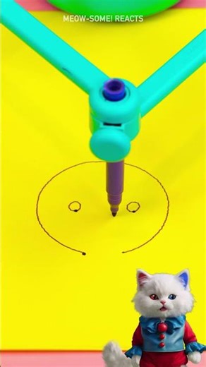 How Did This Cat Paint That Incredible Cat Art cat art funny talented shorts