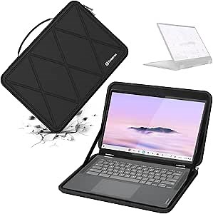Smatree Hard EVA Protective Sleeve Case Compatible for 14 inch Lenovo ThinkBook Plus Gen 5 Hybrid, for Lenovo IdeaPad Flex 5i Chromebook Plus Gen 7 Laptop, Slim and Anti-Shock Notebook Bag (X8250)