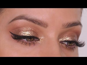 EASY Gold Eyeshadow Tutorial Using 1 Shadow Stick - Shonagh Scott
