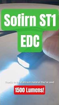 Sofirn ST1 Review: The Ultimate Slim 1500 Lumen EDC Flashlight! #edc #edcgear #flashlight