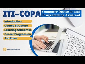 What is ITI COPA Course, Syllabus, Examination, Career and Job Details #iticopa #computercourse💻