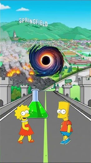 Simpsons battle!!! #bartsimpson #battle #multiplayer #crazy #apocalypse