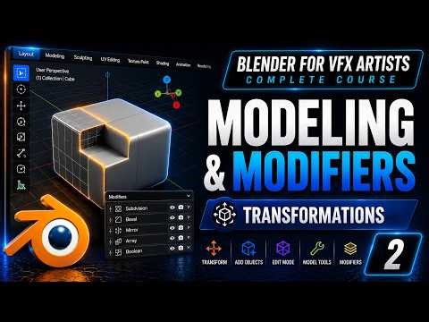 Blender Tutorial for Beginners — Modeling & Modifiers in Blender