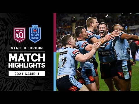 NRL Highlights | Maroons v Blues Match Highlights | Game II, 2021 | State of Origin | NRL