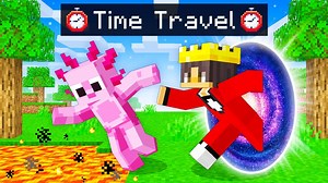 Using TIME TRAVEL To Help My Friends In Minecraft!