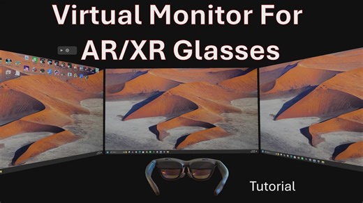 【双语+纯享】🚀颠覆传统！VertoXR虚拟显示器软件让AR眼镜秒变生产力神器💼
