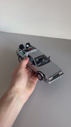 Back to the Future Delorean Time Machine Replica – Diecast Collectible Model Car With Gullwing Doors - Etsy