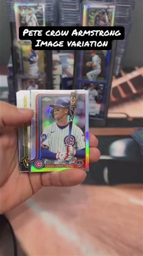 PCA image variation for the #cubs out of #toppschromeupdate #sportscards #baseballcards #cardbreaks