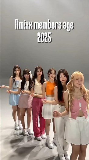 nmixx members age 2025😉||#kpopshorts #nmixx #koreanidols #dash #age #fypシ゚viral #kpop #trending