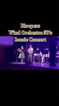 Cute Bloopers #bloopers #behindthescenes #humour #vintage #retro #live #concert #orchestra