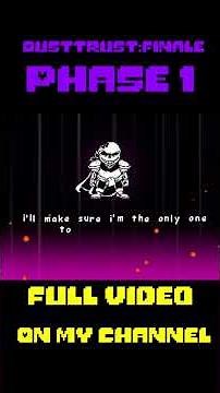Dusttrust:finale phase 1 #dusttrust #dustbelief #sans #papyrus #dustswap #underswap #undertale