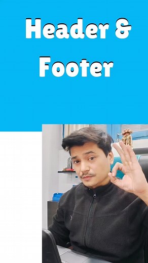 Header and footer Tutorial steps by step guidelines #msoffice #office #education | Skill Made Easy | Facebook