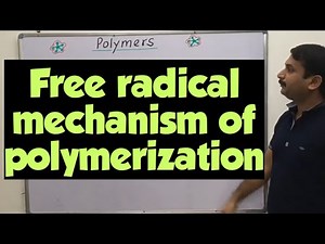Free radical mechanism of polymerisation