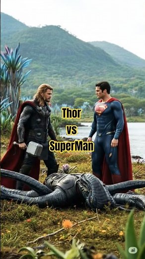 Superman & Thor vs Aliens (Comic Book Comparison)