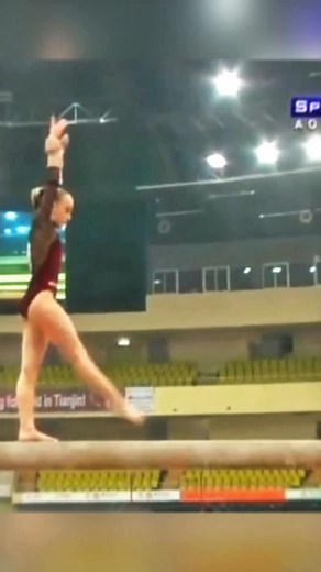 45K views · 7.7K reactions | Stylish. Flashy. Beautiful. ✨ Skills ending in an arabesque-scale position were popular back in 2007–08, but they’ve been essentially removed from the elite Code of Points since 2009. Helen Hu brought them back to NCAA… and with her own unique flair. 朗 #gymnastics | Sporteverywhere | Facebook