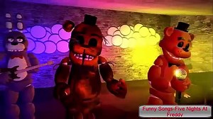 Five Nights At Freddy's 3 Song  - Top 10 fnaf animations   FNAF funny moments