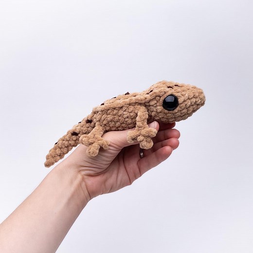 PATTERN: No Sew Gavin the Gecko Pattern - Amigurumi Crested Gecko Pattern - Crochet Lizard - PDF Crochet Pattern - Etsy