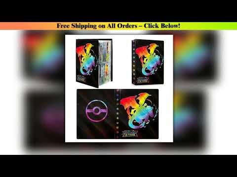 2024 Charizard Mewtwo Holder Binder Collections Folder Anime Card Protector Notebook for Pokemones