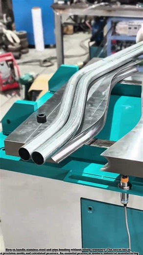 Industrial Pipe Bending Magic: Machine vs. Manual#Technology #Machine #Tools #Cnc