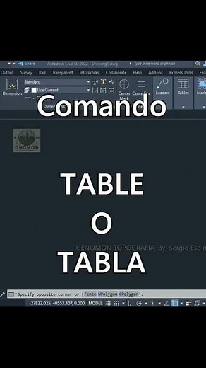 Crea Tablas Eficientes en AutoCAD con el Comando TABLE