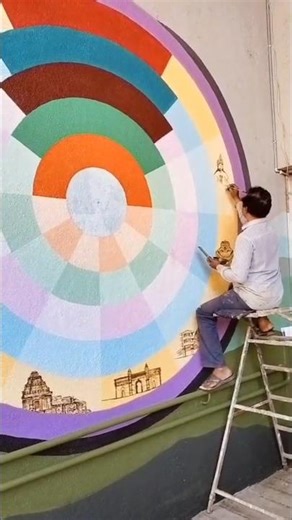 school painting | School wall painting | #schol #shortvideo #shorts