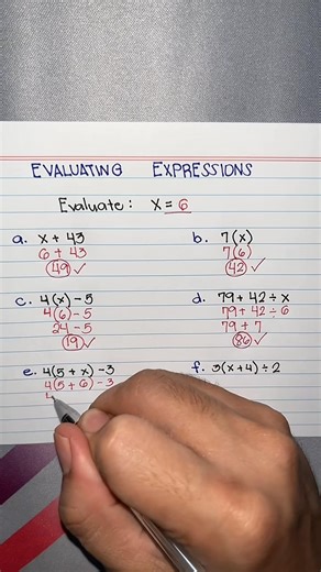 Evaluating Expressions🤩✨ #mathematics #mathteacher | KnowLedge Explains