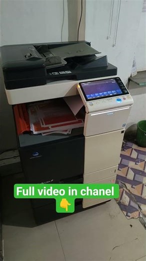 Konica Minolta c364 colour #xeroxmachine #konicaminolta #shorts