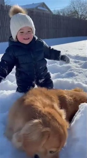 Snow Mound Surprise Attack ❄️😂