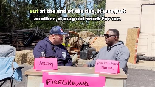 Fireground experience. Take in what you learn but make sure it works for you. Brandon Lewis #nationalfireradio | National Fire Radio