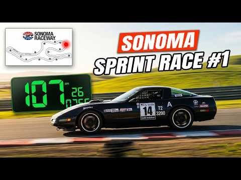 Sonoma Sprint Race 1: Corvette Dominates the Track | ASSLLC Corvette Racing