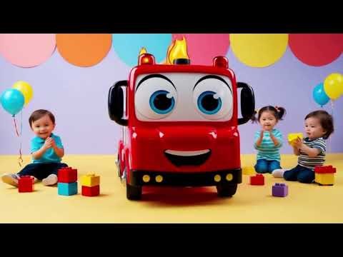 Wheels on the Fire Truck CoComelon Nursery Rhymes
