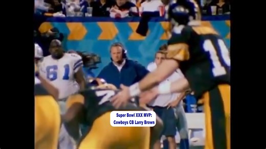 Do you remember the MVP of Super Bowl XXX? It was... Cowboys CB Larry Brown! 🏈⭐ 🎥 NFL Films | Jonah Javad