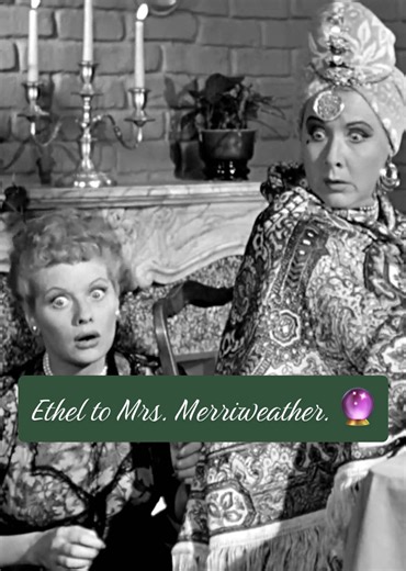 Ethel to Mrs. Merriweather. 🔮 #ilovelucy Now Streaming on #PlutoTV and Paramount #lucilleball #classictv #1950s