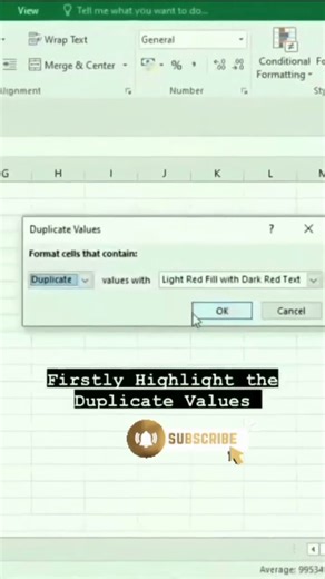 remove duplicate values in excel. #microsoftoffice #exceltips #exceltricks @msofficeguru