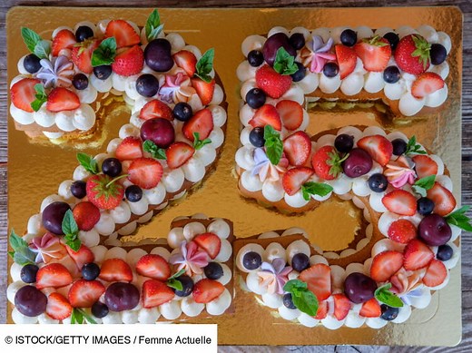 Number cake aux fruits rouges : découvrez les recettes de cuisine de Femme Actuelle Le MAG