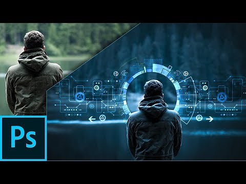 Photoshop Futuristic Amazing Editing Tricks |🔥New photoshop Editing Tutorial | Ahesan Editing