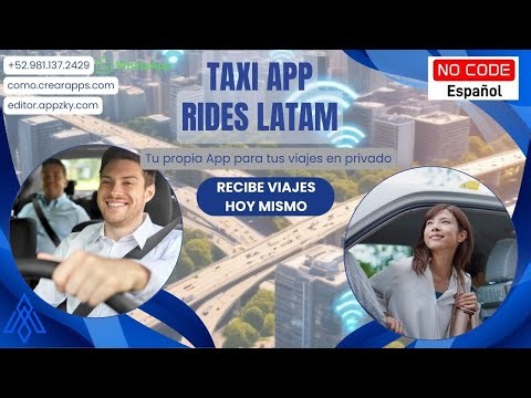 App Rides Latam Taxis - UNLIMITED RIDES - No Code