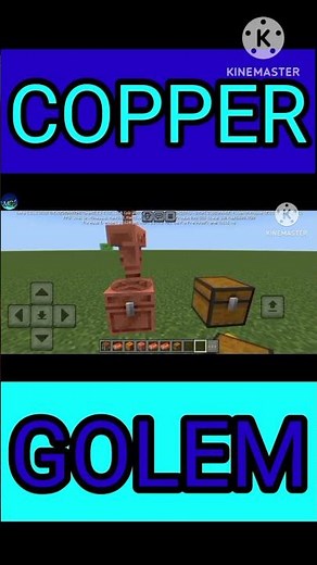 How to build a copper golem #minecraft